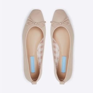 Draper James Beige Taylor Ballet Flats